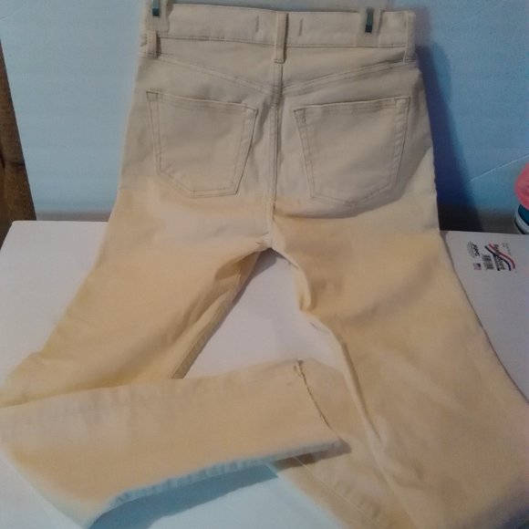 Free People We The Free Button Fly Jeans Raw Hems - Picture 3 of 3